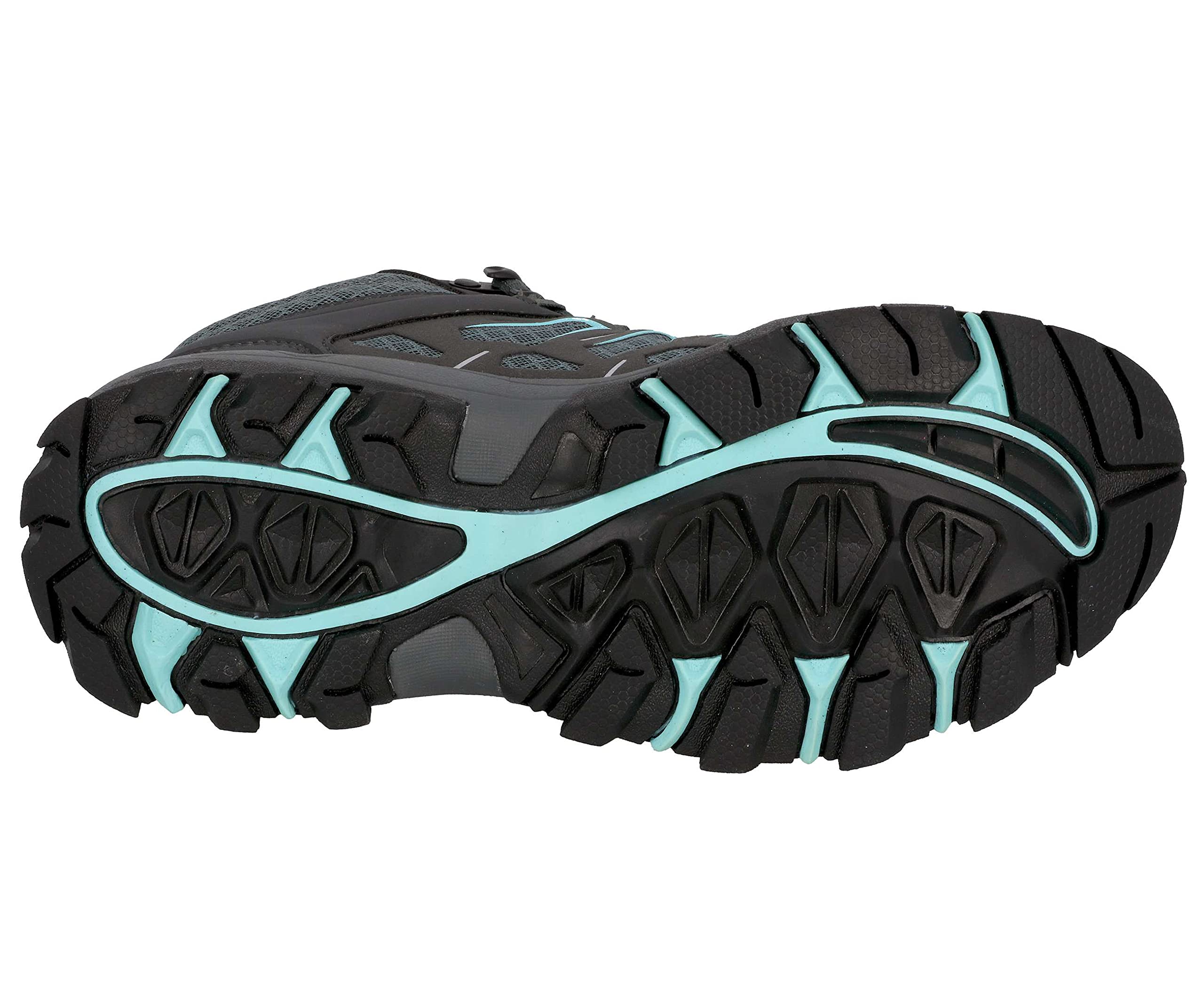 Lico Sierra High Damen Cross-Laufschuh, anthrazit/türkis, 38 EU