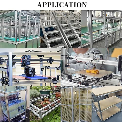 Miniatura 6 de 4 unids 59.06 pulgadas 59.055 in 4040 Lite T Ranura Perfil de extrusión de aluminio Estándar europeo anodizado plata anodizado marco de guía de riel