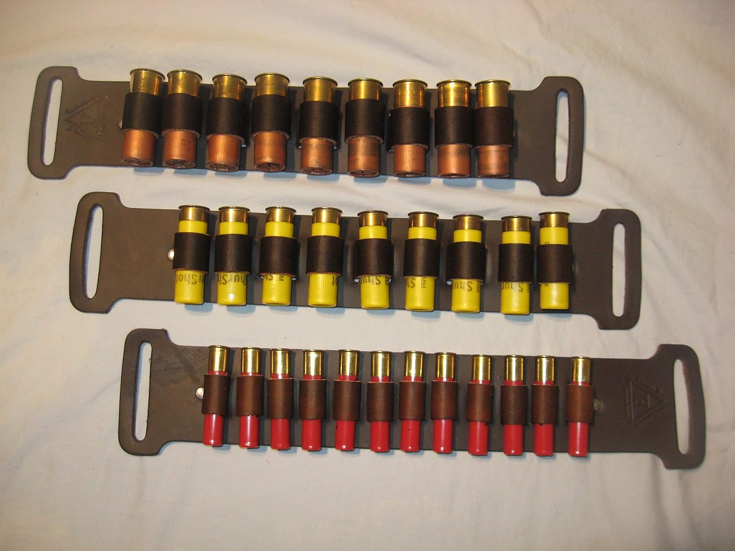 Shotgun Shell Carrier Leather Slide on Holder for .410, 20