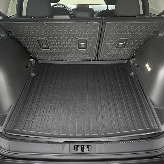 Premium Cargo Liner for Ford Bronco Sport 2021-2025 - 100% Protection - Custom Fit Car Trunk Mat - All-Season Black Cargo Mat - 3D Shaped Laser Measured Trunk Liners for Ford Bronco Sport