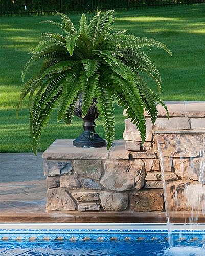 Miniatura 4 de GYERB Helechos falsos grandes, 88 ramas, helechos artificiales, plantas de helecho Boston sintético para el hogar, oficina, jardín, decoración