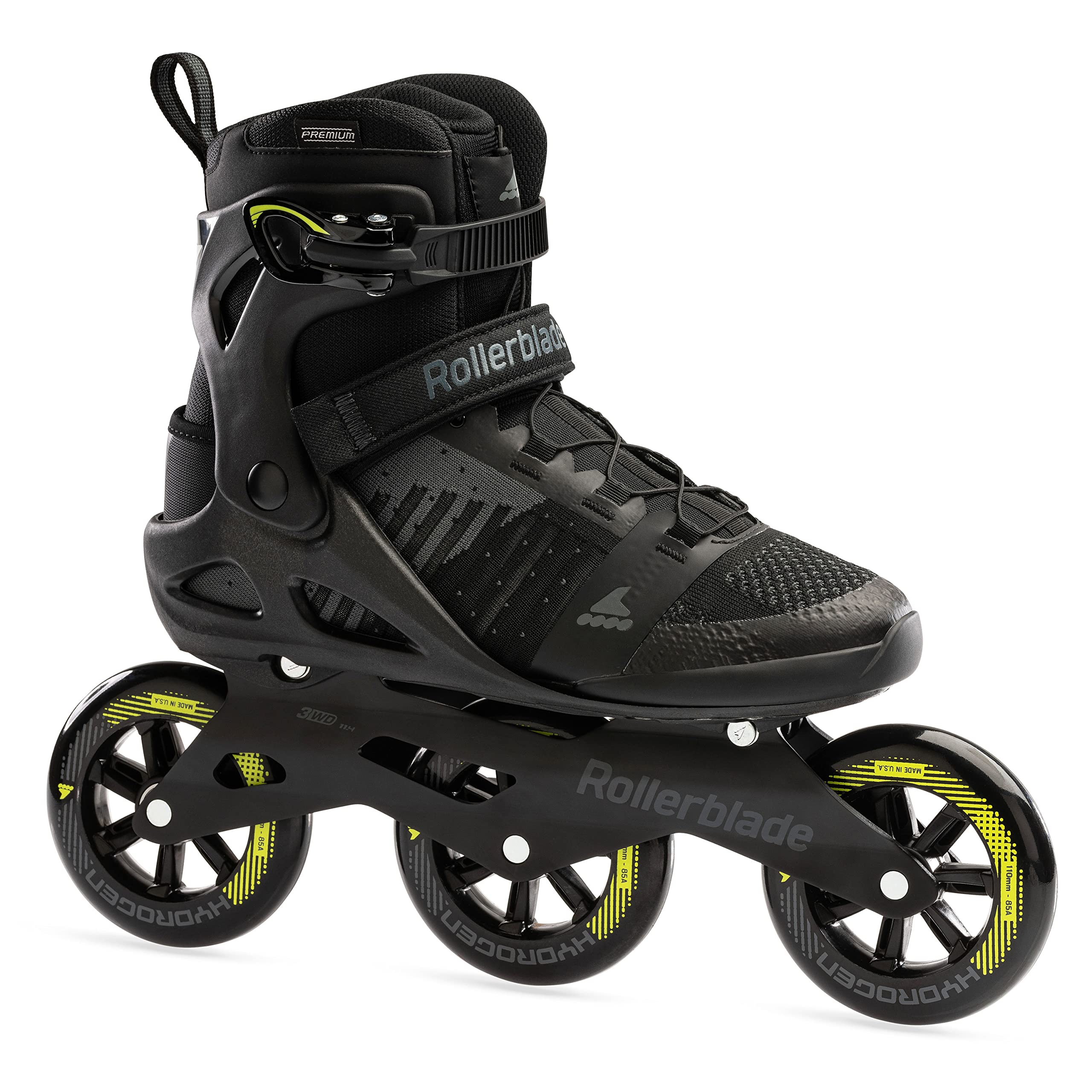 Rollerblade MACROBLADE 110 3WD Inline Skate 2022 Black/Lime