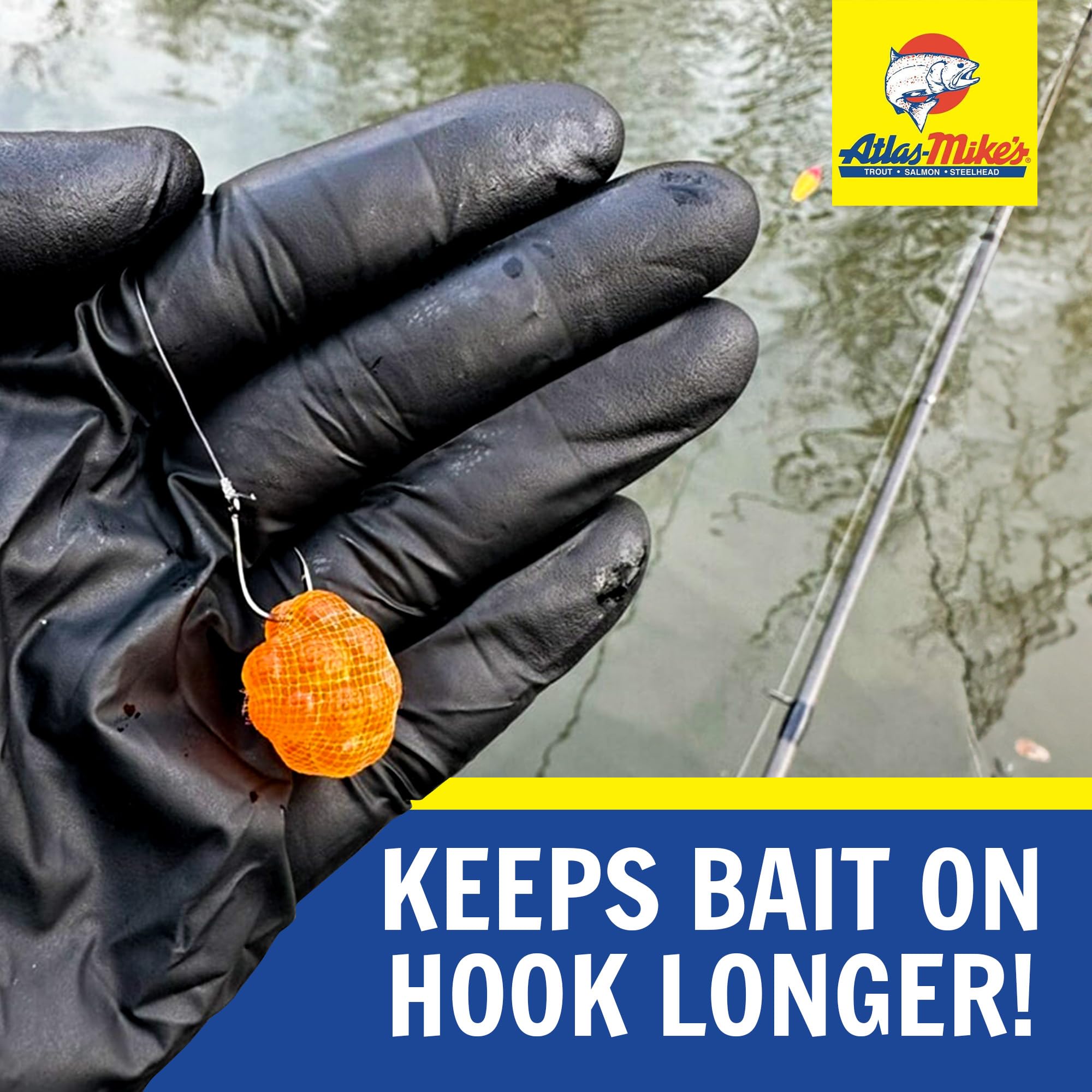 atlas fishing net ammo Amazon.com : ATLAS Mike's Super Soft Spawn Net - Premium Fishing Bait  Holder for Salmon Eggs, Liver, Cut Bait, Roe Sacks - Durable Nylon Mesh,  Easy-Tie Design, USA-Made Quality