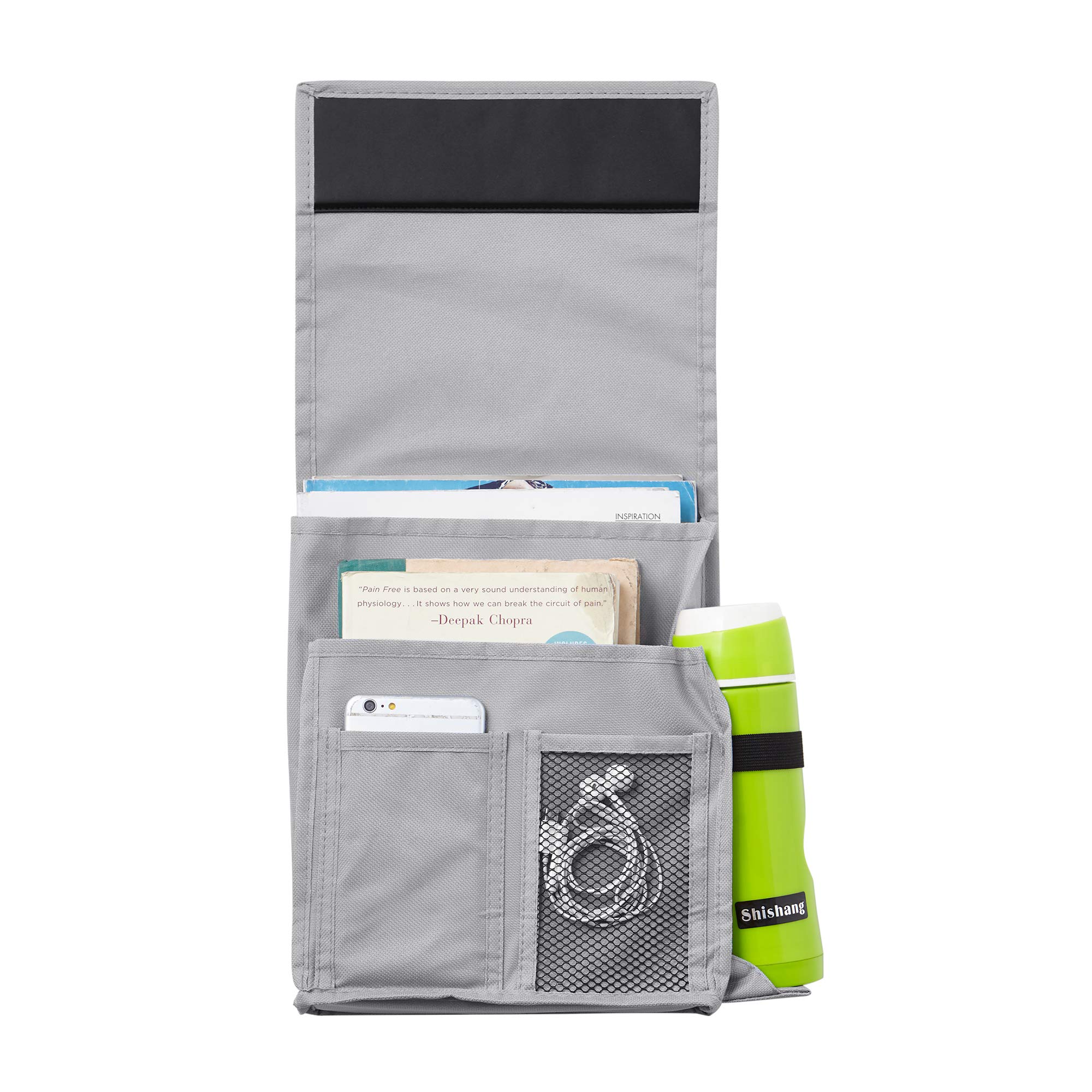 DormCo Bedside Storage Organizer - TUSK Storage - Gray