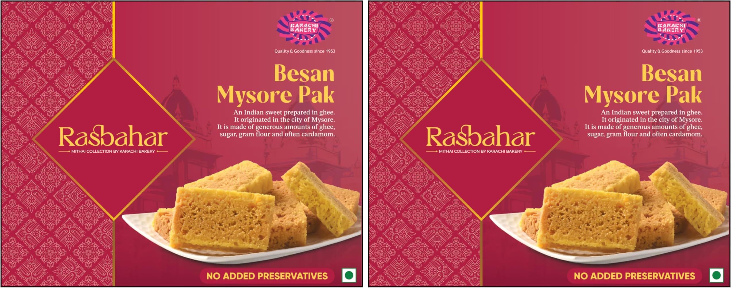 Karachi Bakery Besan Mysore Pak, 200g (Pack of 2)-image-15