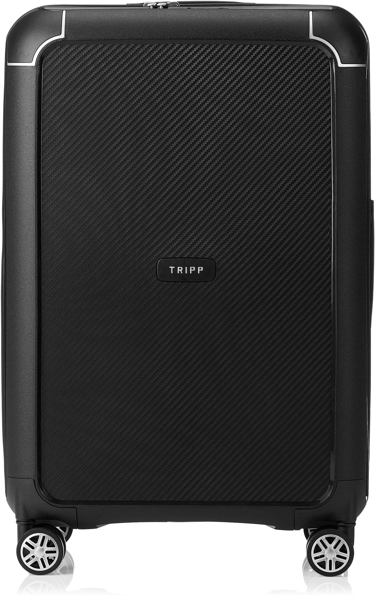 Tripp Black Medium Supreme 4 Wheel Suitcase