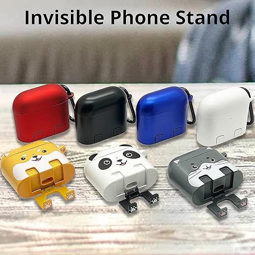 Miniatura 3 de AirStand - Funda para AirPods 3 con soporte invisible para teléfono, compatible con AirPods 3, protección completa a prueba de golpes con
