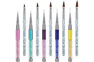 10 in 1 Acrylic Flower Brush Set for Nail Art Design