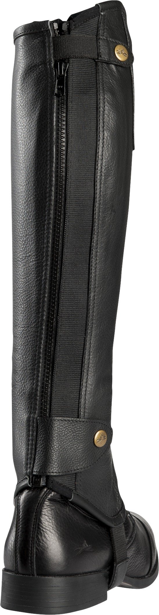 Equi-Theme/Equit'M Unisex Soft Half Chaps Noir, L/STD