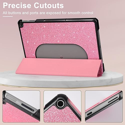 Miniatura 6 de Caweet Funda para tableta Google Pixel 2023 de 11 pulgadas, ultra delgada, ligera, carcasa rígida con soporte de tres pliegues con cierre magnético,