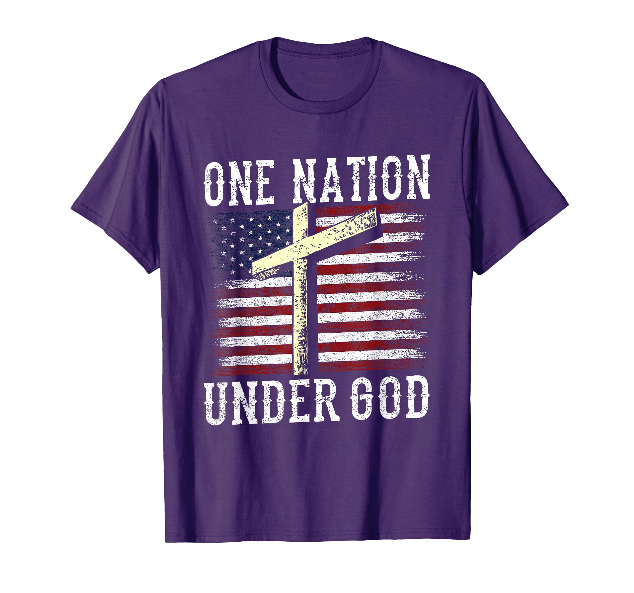 One Nation Under God America American Us Usa Patriotic Us T-Shirt