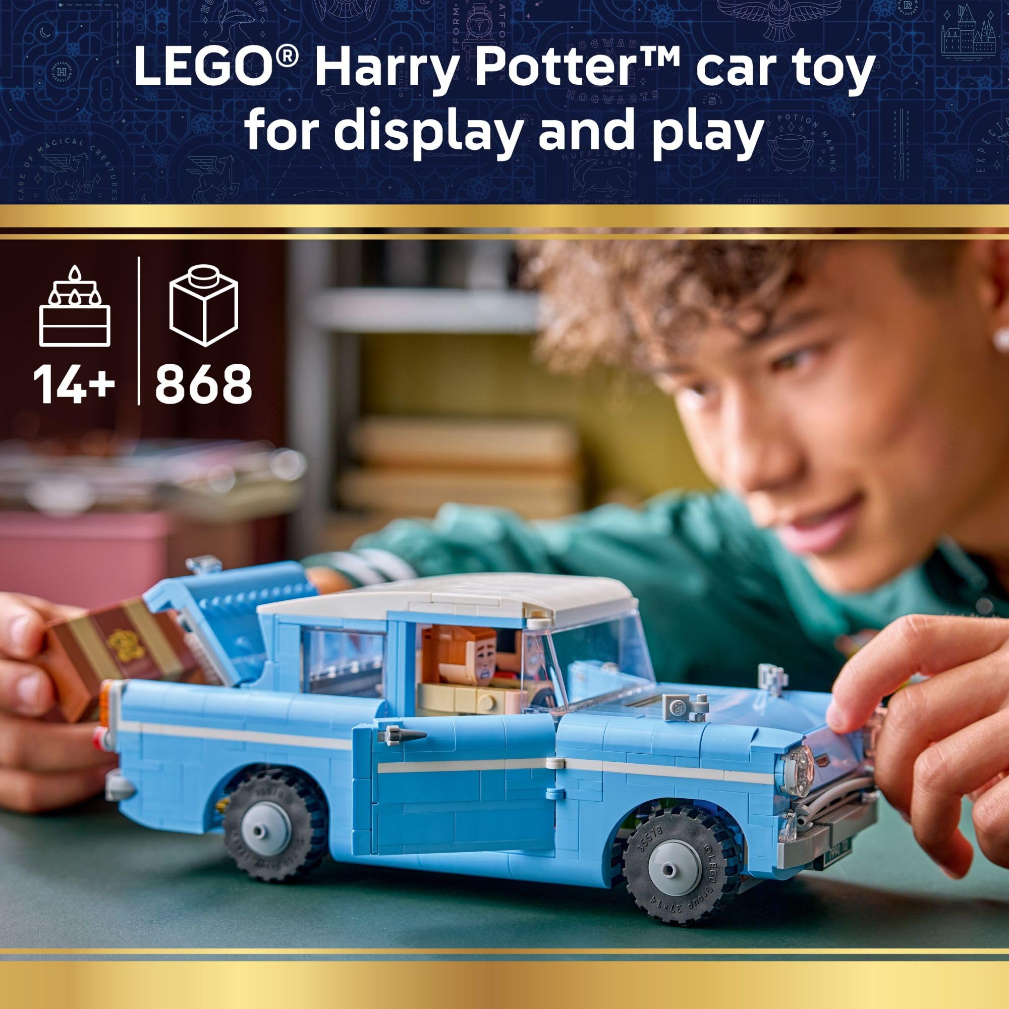LEGO Harry Potter Ford Anglia Voador Encantado; Brinquedo 76470