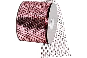 Enhance Your Party Decor with Morex Pink Mum Poly Honeycomb Ribbon
