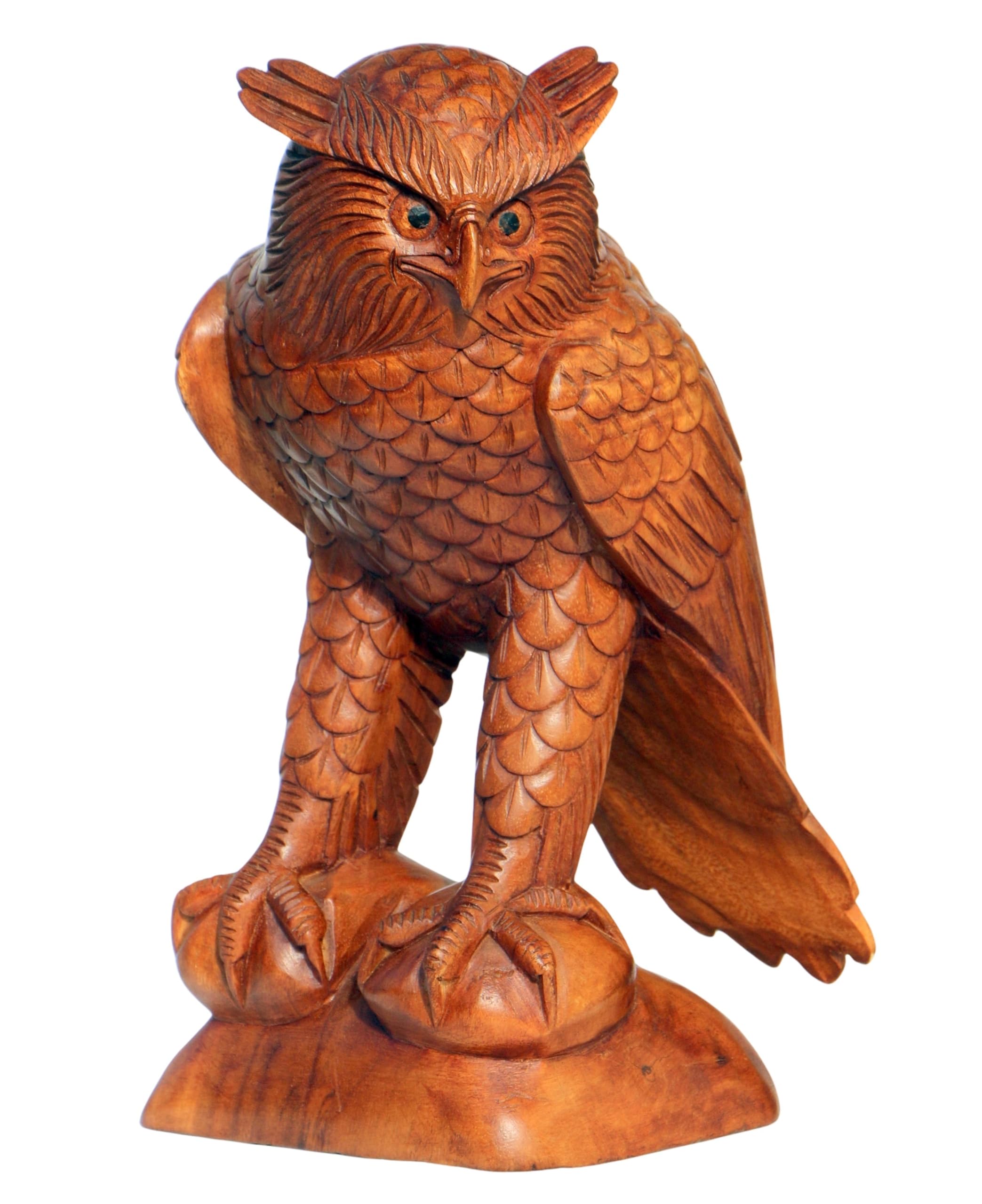 Holzfigur Bella 40 cm grande gufo in legno animali GREIF Uccello Kautz Uhu Owl eule29