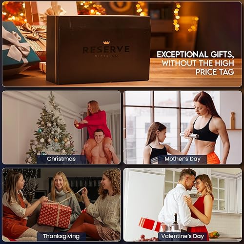 Miniatura 8 de Pistola de masaje de regalo con estuche de transporte, masajeador de espalda de tejido profundo para aliviar el dolor con 6 cabezales de relajación