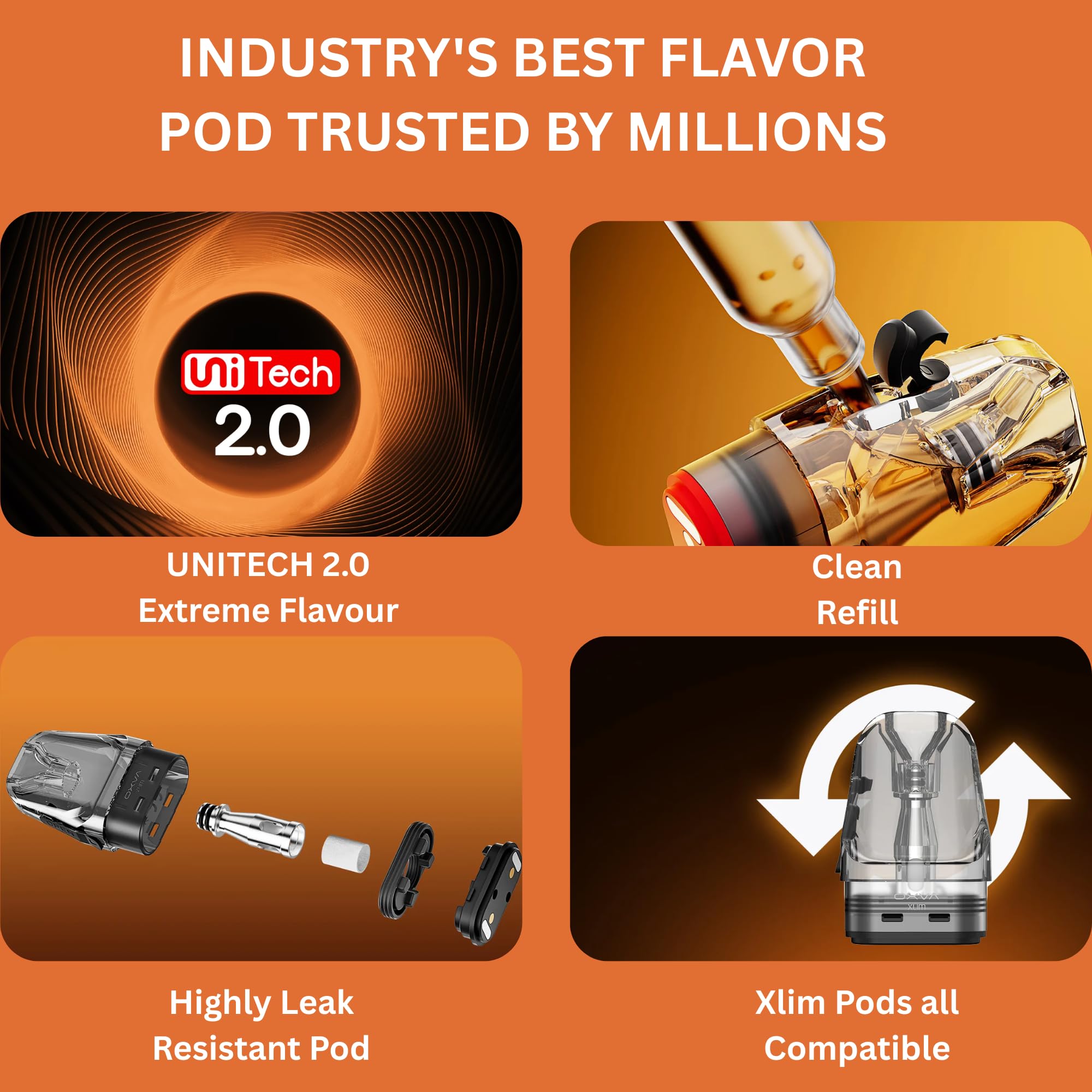 Oxva Xlim Pods V3 [0.4] 3 Pack - Compatible with Oxva Xlim Pro 3
