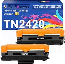 TN2420 TN-2420 TN2410 Compatible with Brother HL-L2350dw HL-L2370dn HL-L2375dw HL-L2310d MFC-L2710dw MFC-L2710dn MFC-L2750dw MFC-L2730dw DCP-L22730dw DCP-L2220 530dw DCP-L2510d DCP-L2550dn Black 2