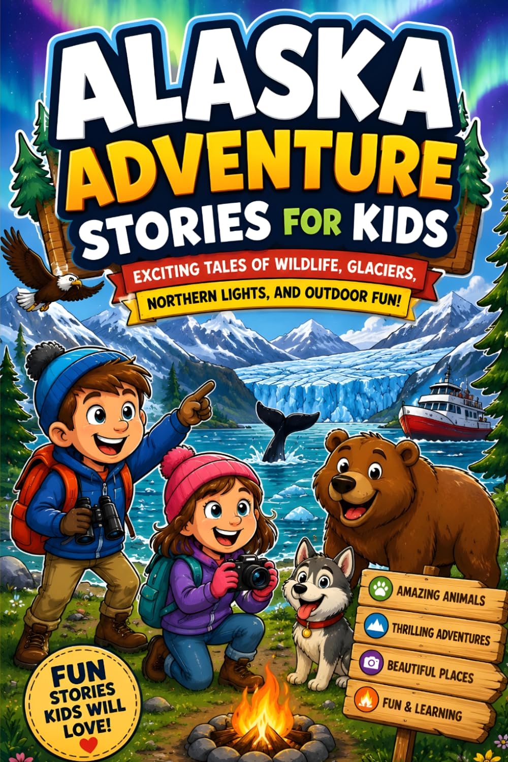 Alaska Adventures for Kids: Exciting Short Stories of Wildlife, Wilderness, and Northern Discovery