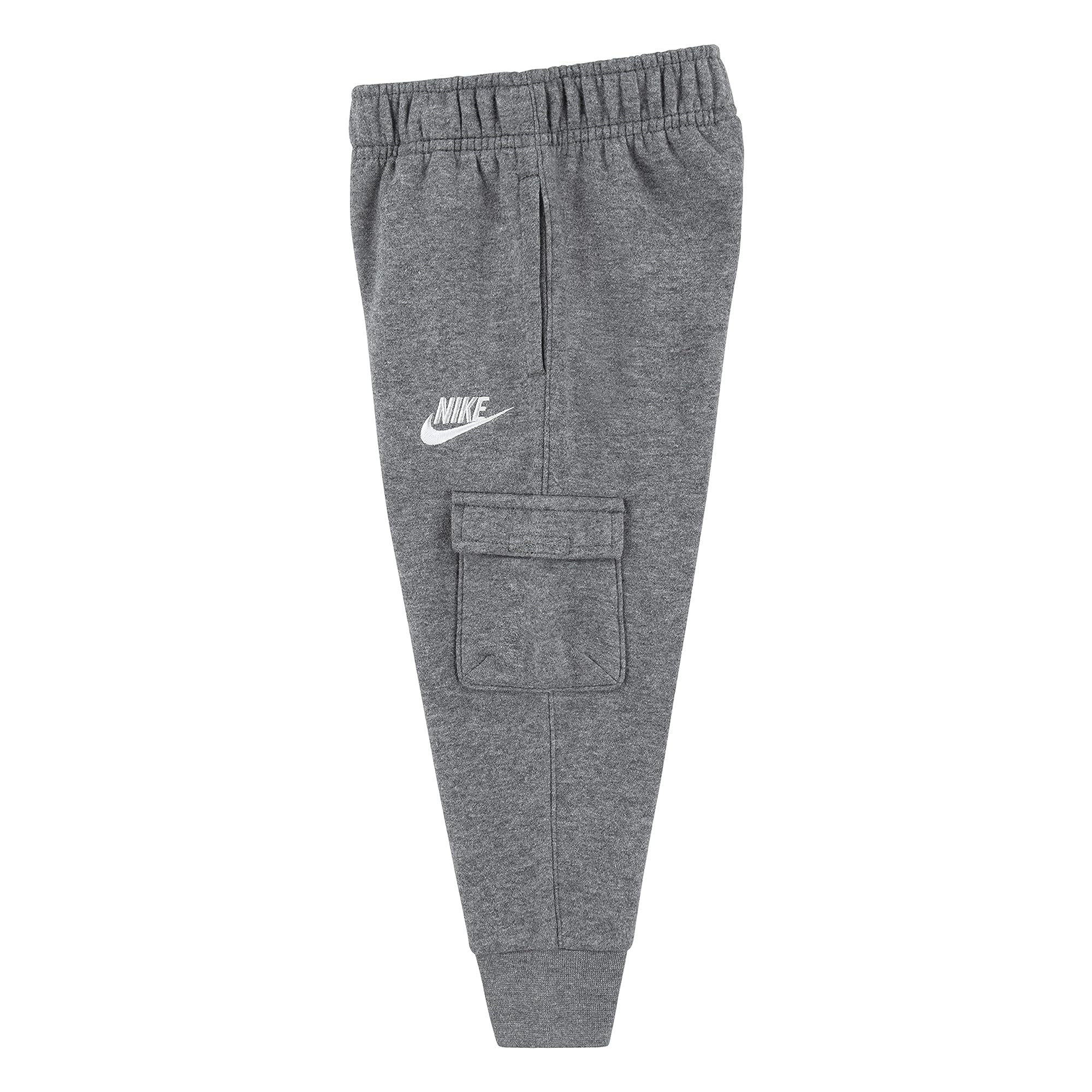 Nike Baby Boy's Club Fleece Cargo Pants (Toddler) Carbon Heather 2 Toddler