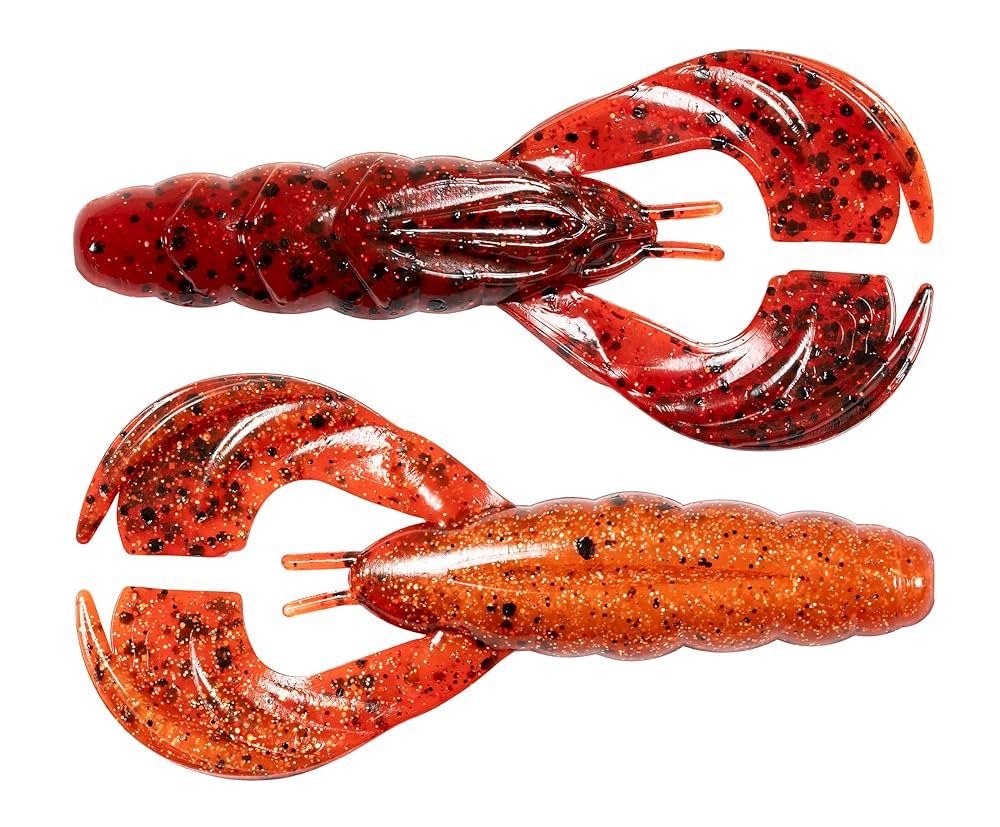 Amazon.com : Z-MAN Hella Crawz 3.75 inches Fire Craw 3 Pack