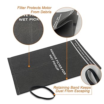 pooページ S SMILEFIL 6 Pack 9-38737 Dust Cloth Filter Bag Wet Dry