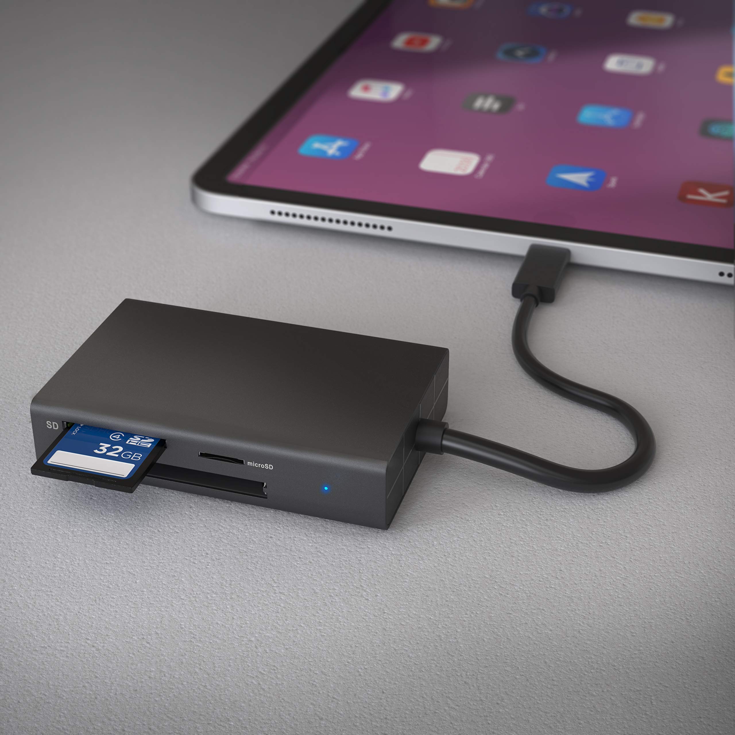 Lecteur de carte,lecteur de carte mémoire Portable USB 3.1 Gen 2