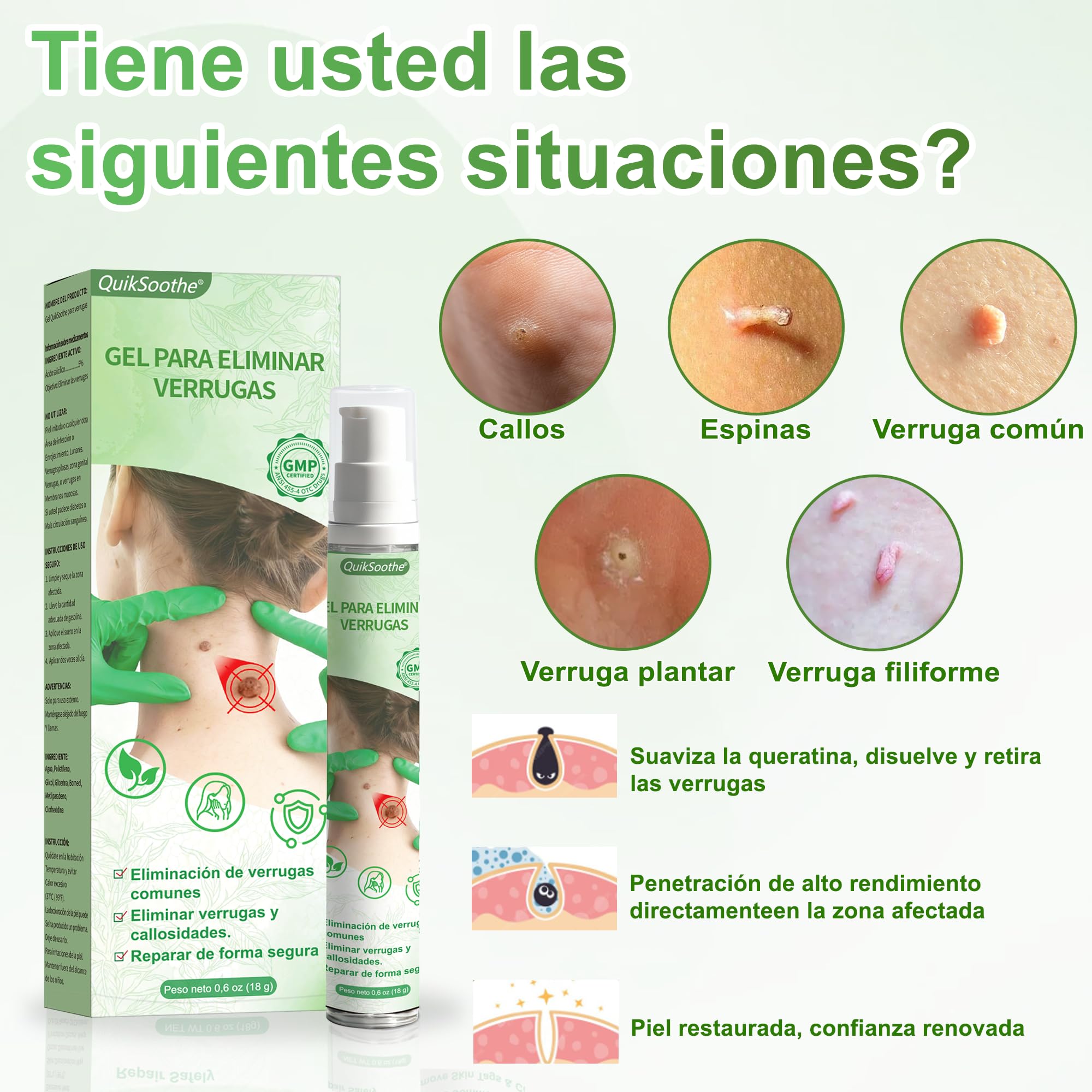 Gel para Quita Verrugas (Quita Verrugas)