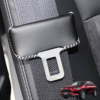 ショベル　黒レザーシート Amazon | ホンダ ZR-V 本革シートベルトカバー バックルカバー 本革 異
