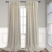 Vista 274 de Orange Linen Curtains 72 Inch Length for Living Room 2 Panels Set Back Tab Loop Pocket Semi Sheer Copper Brown Burnt Orange Curtains for Bedroom