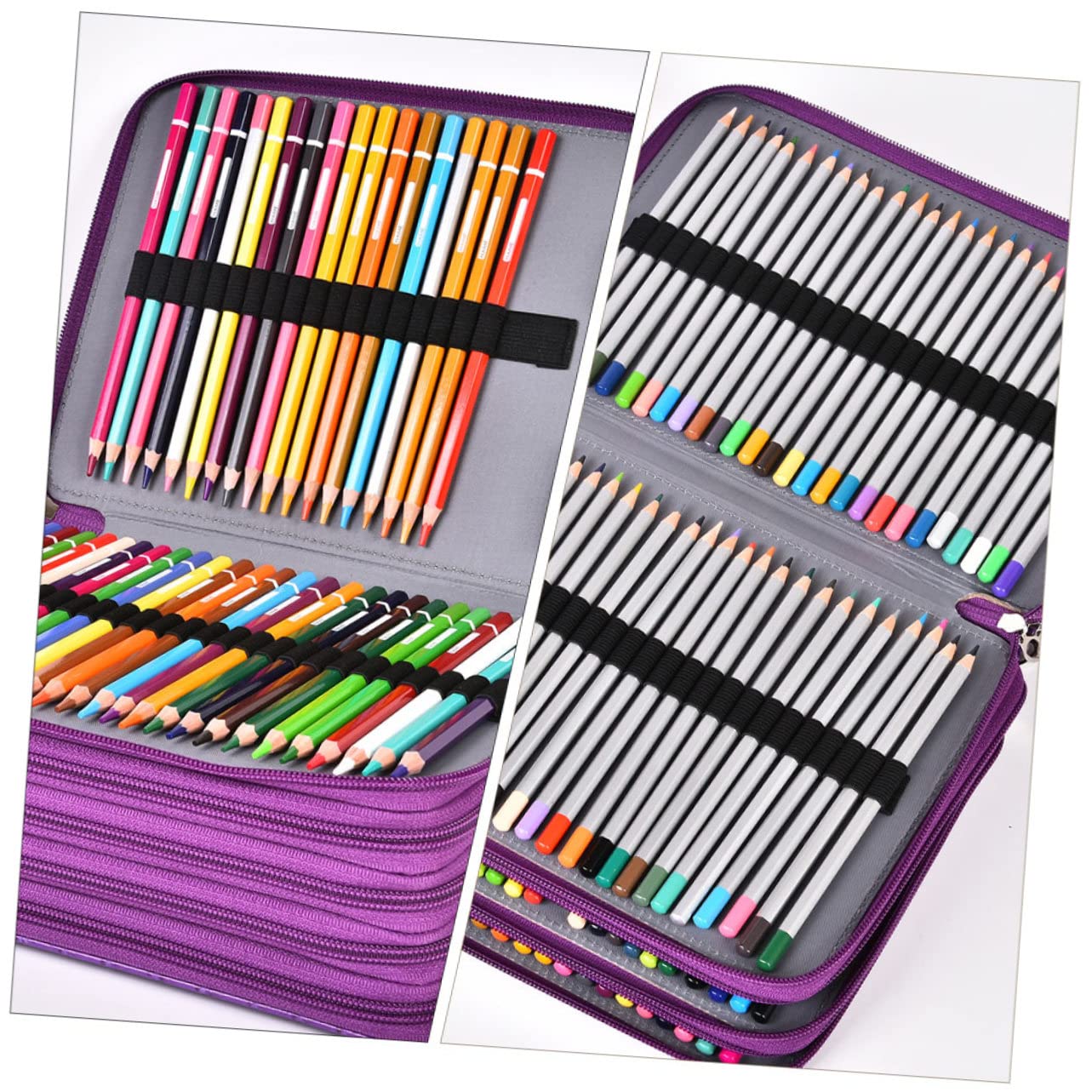 Trousse à Crayons Capacité De Rangement pour Fournitures Scolaires Et Matériel pour Étudiants Et Artistes