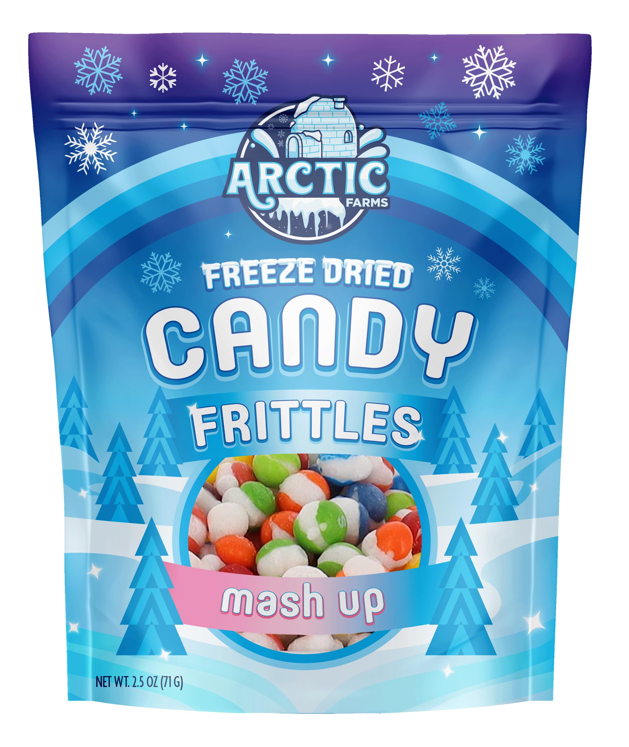 Arctic Farms Freeze Dried Candy Frittles Candies (Mash Up) (2.5oz)
