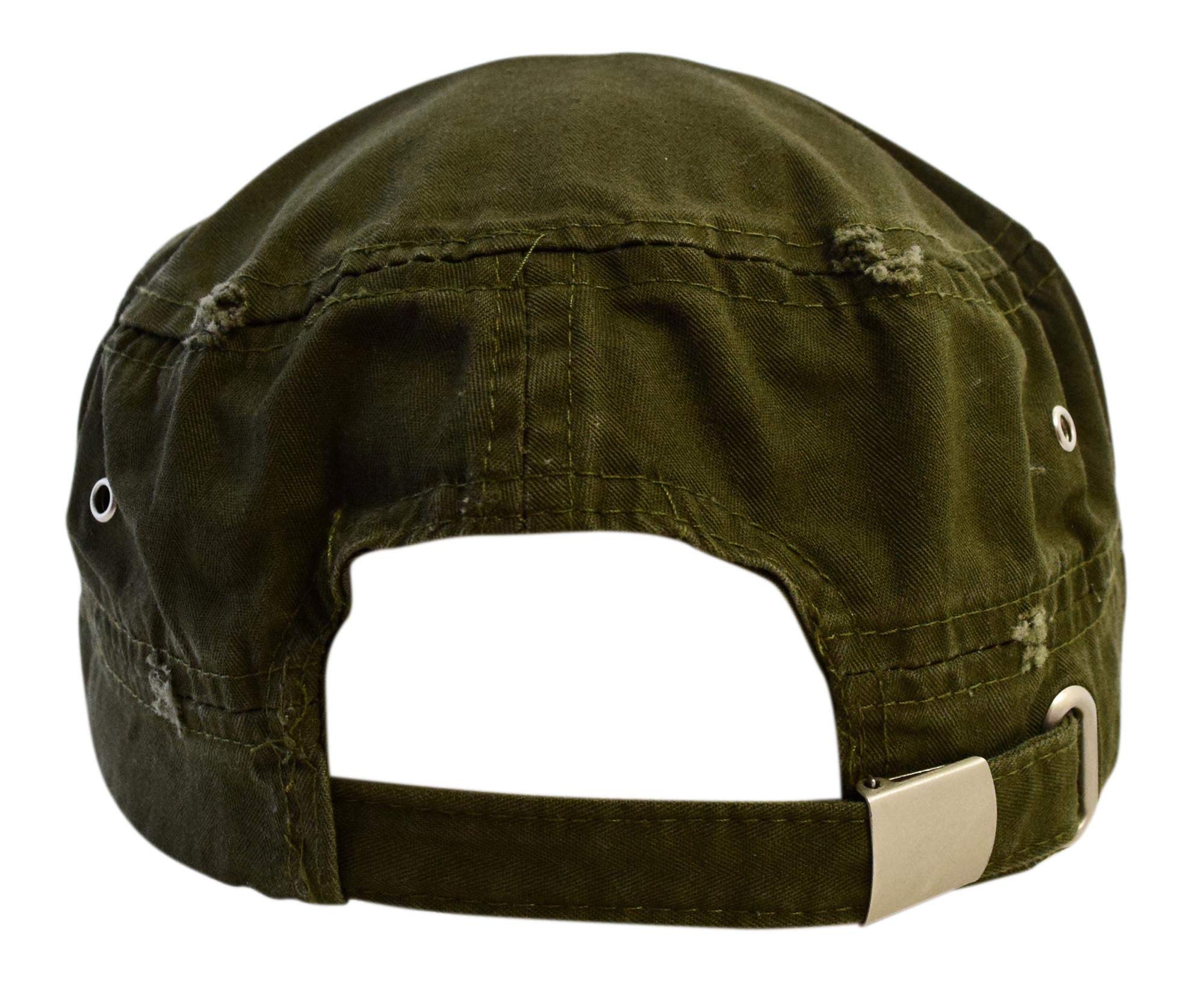 Cap - Damen Army Cap Vintage (290) (Oliv)