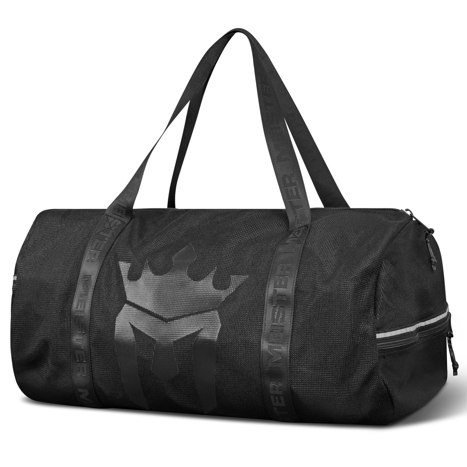 Meister Breathable Chain Mesh Duffel Gym Bag, V2.0 Black, Classic 22"x13"x13", Classic 22"x13"x13"