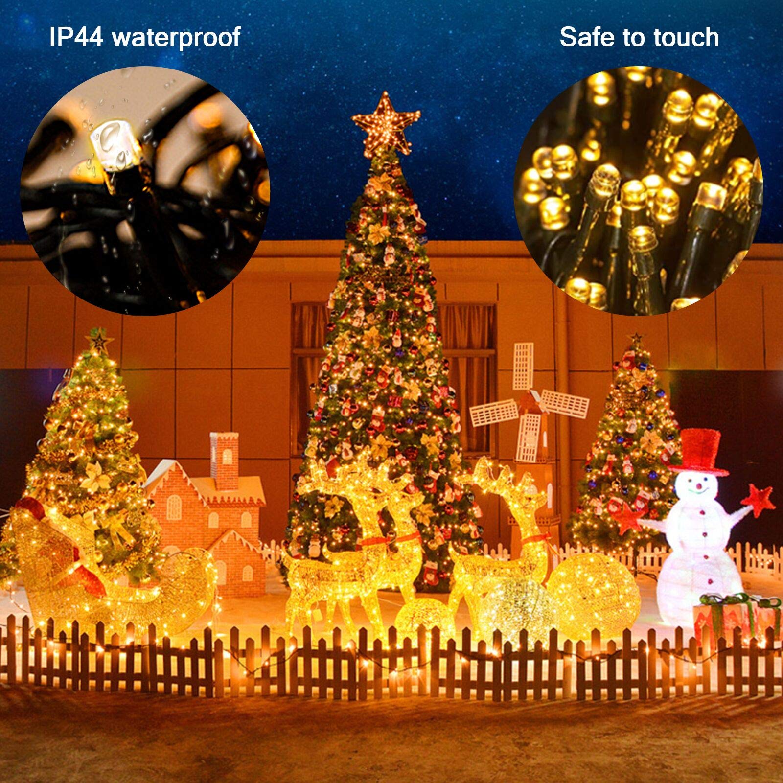 Albero Di Natale Led Herefun Luci Di Natale, 16 * 2M 400 LEDs Luci Decorazione Luci Natale Albero - Foto 10