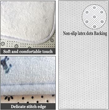 Fruit And Vegetable Kitchen Mat Non Slip Washable Kitchen Rug Runner Farmhouse Rugs for Kitchen Floor Doormat Entrance Rugs Indoor Living Room Bathroom Rug,17,60x90cm/24 x35 [Energy Class A]