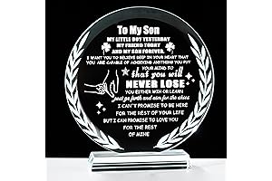 Personalized To My Son Crystal Gift for Son, Father's Day Gift, Unique...