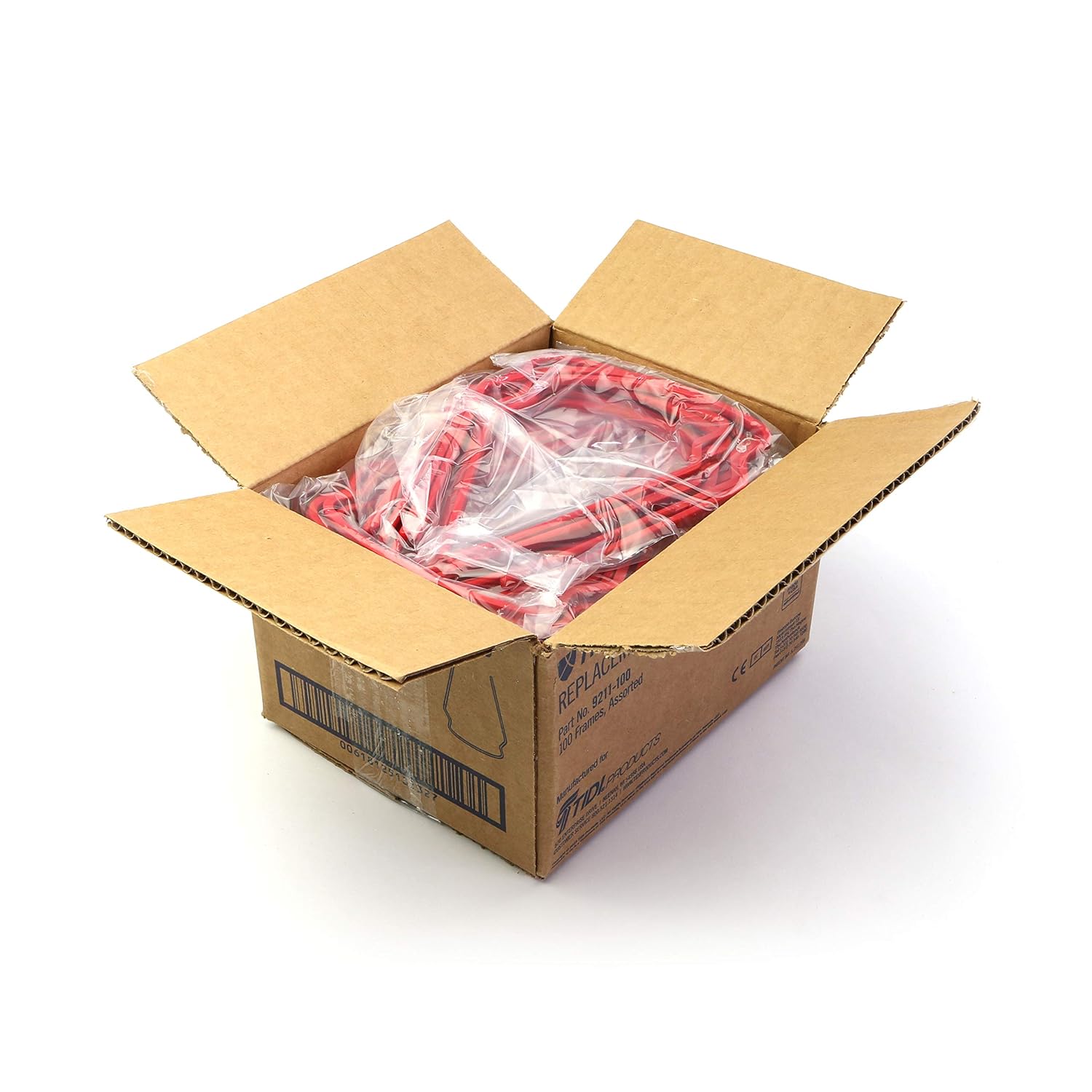 TIDIShield Assemble ‘n Go Eye Shield Frames (Case of 100) ― for Use with 9210-100 Lenses ― Protective Eyewear – PPE – Medical Office – Dental Office – Clinic – Pharmacy ― Homecare Product (9211-100)