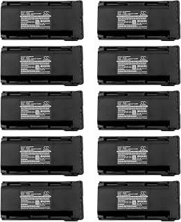 (10Pack) Replacement Battery for Icom IC-F70 IC-F70D IC-F70DS IC-F70DST IC-F70S IC-F70T IC-F80 BP236 BP235 BP254 BP-236 2200mAh/7.4V