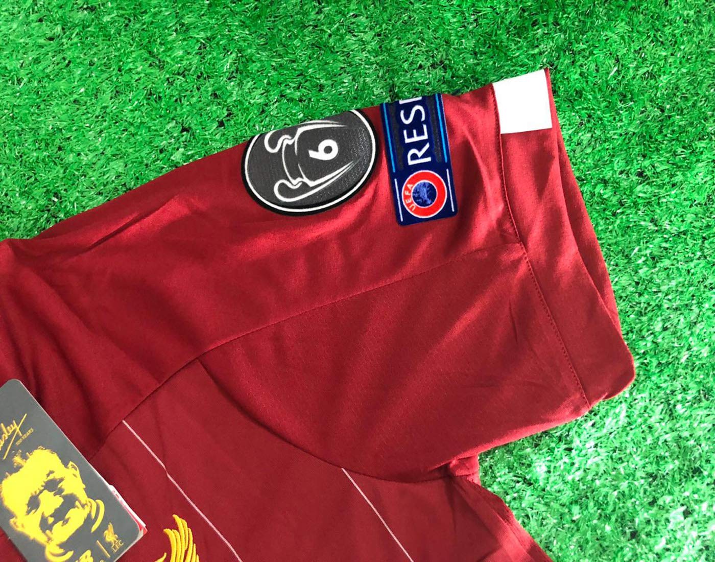 Liverpool Virgil 4 Printed 19 20 Season Home Football Jersey with