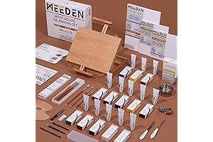 Comprehensive Oil Paint Starter Kit for Adult Artists