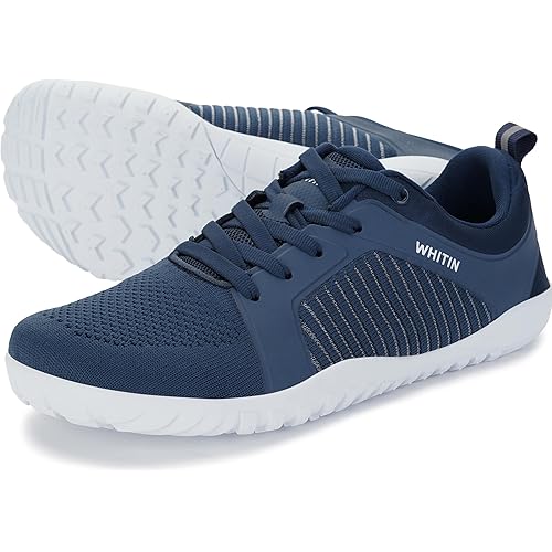 WHITIN Men's Barefoot Trail-Running Shoes | Wide Toe-Box | Zero-Drop Sole | Optimal Traction