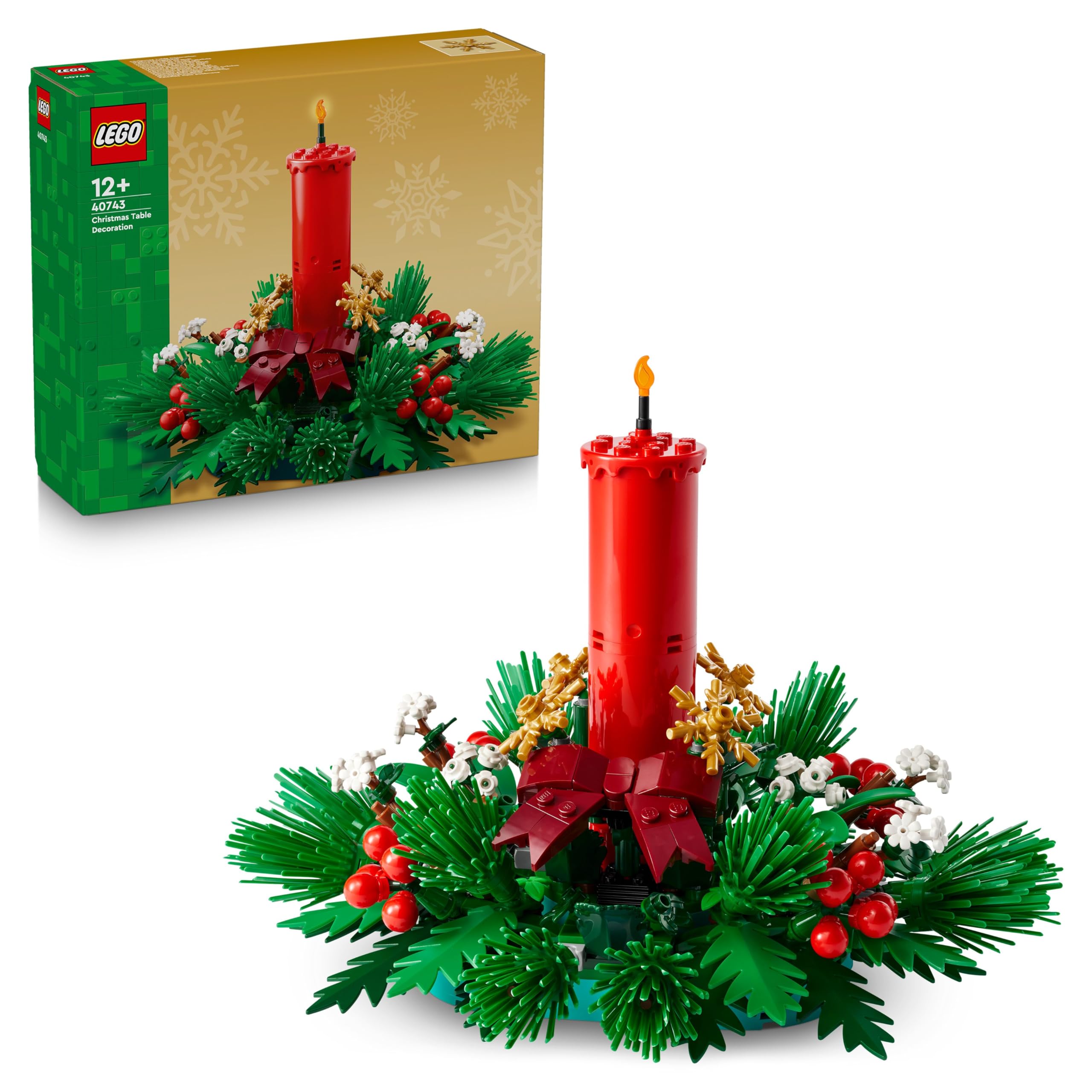 Lego Set 40743 Christmas Table Decoration - Brand New - Small Box Wear