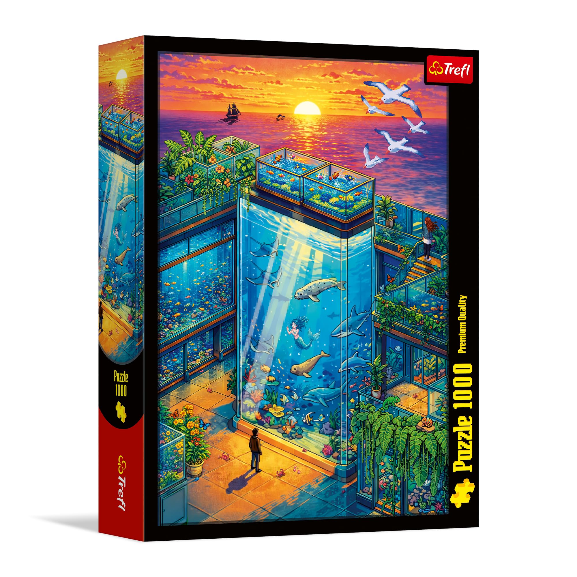 Trefl - A Look Into the Depths - 1000 Pieces - DIY Jigsaw Puzzle Creative Entertainment Classic Puzzle for Adults and Teens Ages 14+