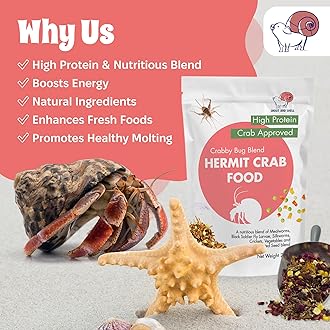 Snout and Shell -Rose Gold, Flower, Seed and Grain Hermit Crab Food 39g