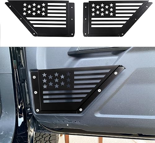 RERPRO Bolsillos de almacenamiento para puerta delantera para Ford Bronco 2021 2022 2023 2024 24 accesorios de puerta lateral, caja organizadora de