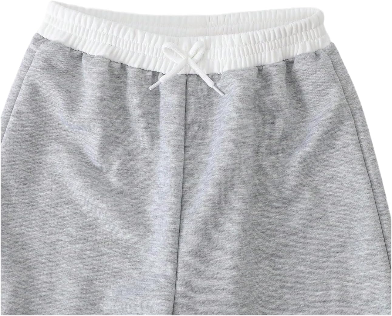 SOLY HUX Girl's 2 Piece Baggy Sweatpants Elastic Waist Wide Leg Pants Casual Athletic Trousers - Image 5