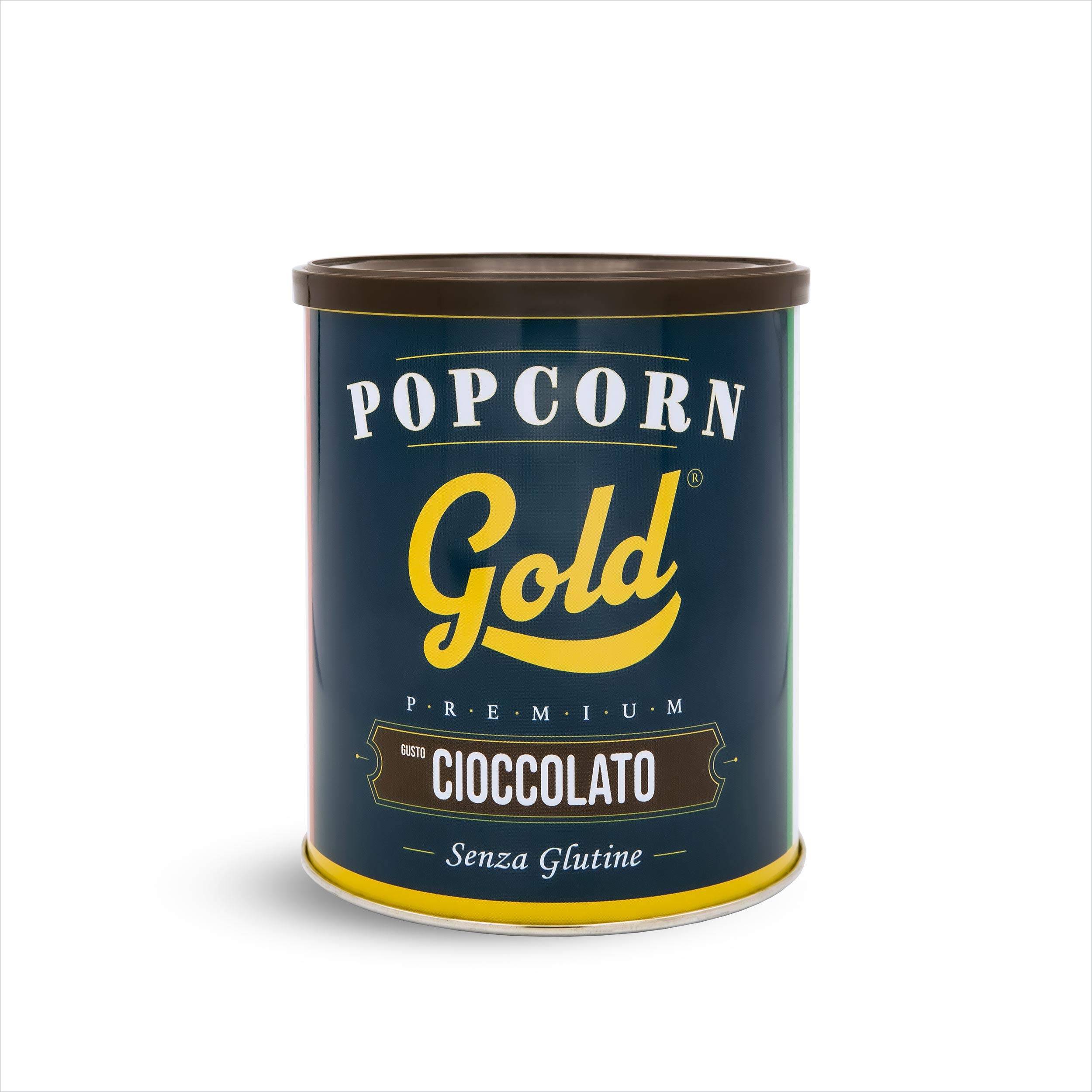 Fun Food Italia Popcorn Gold Premium Gusto Cioccolato - senza glutine - confezione risparmio da 12 barattoli da 60 g cad