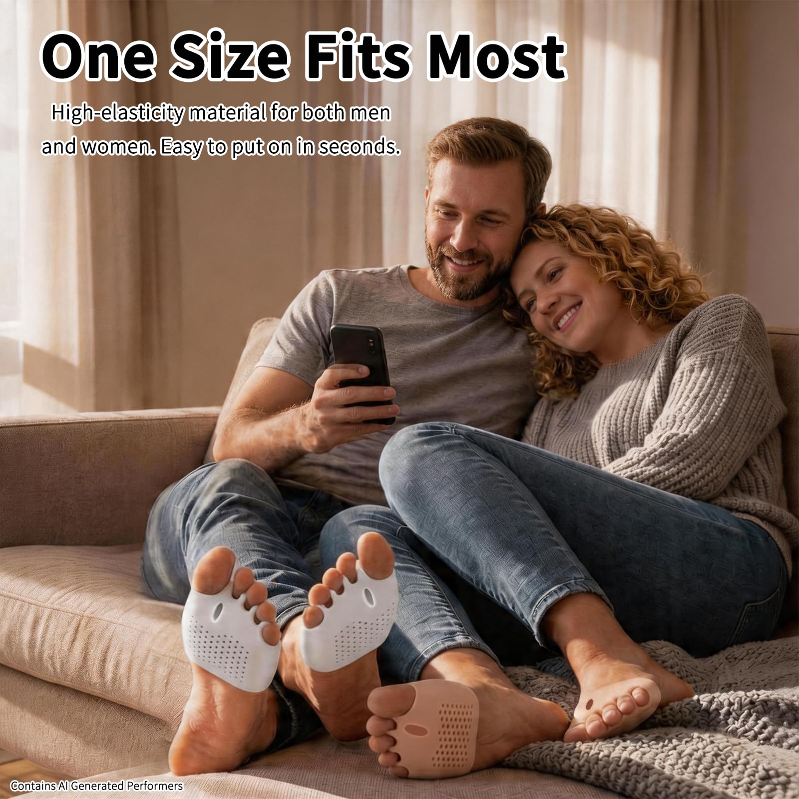 Silicone Toe Separators – Soft Breathable Toe Straighteners for Daily Wear