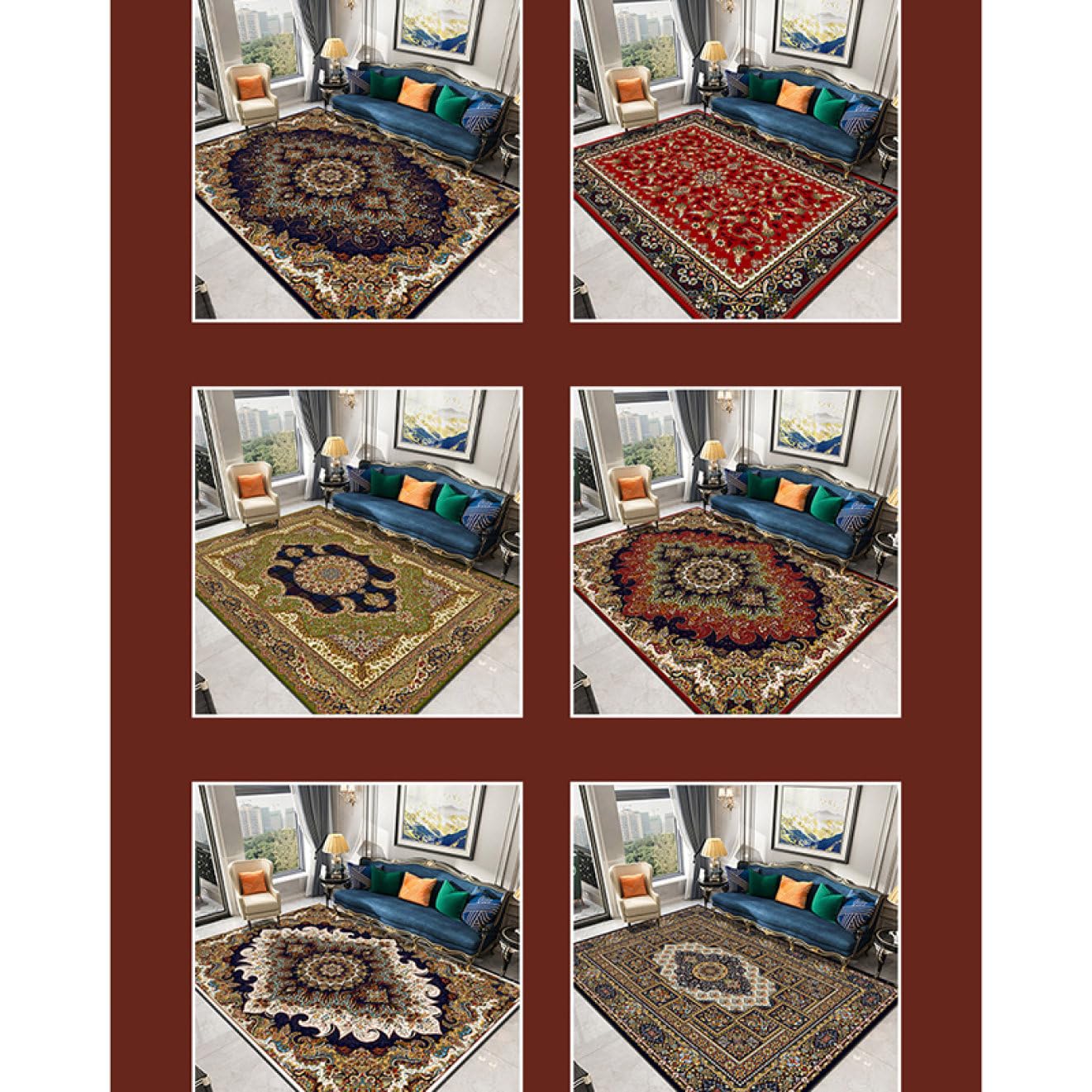 Amazon | ラグ 北欧 カーペット 花柄4 ペルシャ絨毯 ラグマット