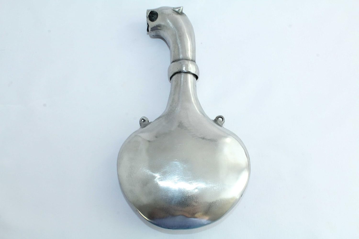 Steel Gun Powder Bottle Tiger face Cap Home Decorative